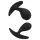Rimba Copenhagen - analplug-sett (svart, 2 stk)