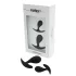 Rimba Copenhagen - analplug-sett (svart, 2 stk)