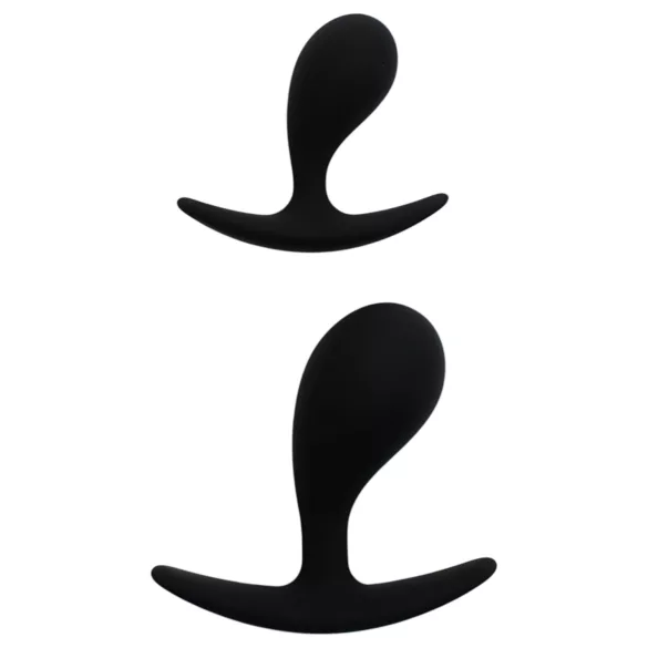 Rimba Copenhagen - analplug-sett (svart, 2 stk)