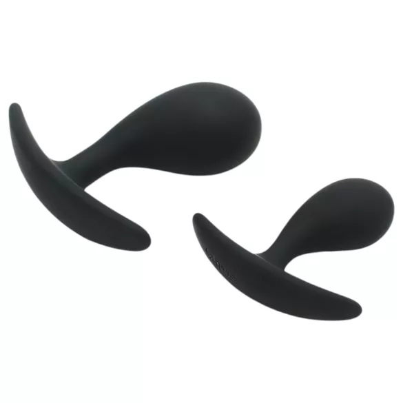 Rimba Copenhagen - analplug-sett (svart, 2 stk)