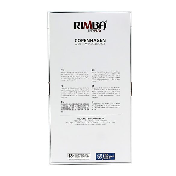 Rimba Copenhagen - analt pluggsett - lilla (2 stk)