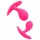 Rimba Copenhagen - rumpeplugg-sett (rosa, 2 stk)