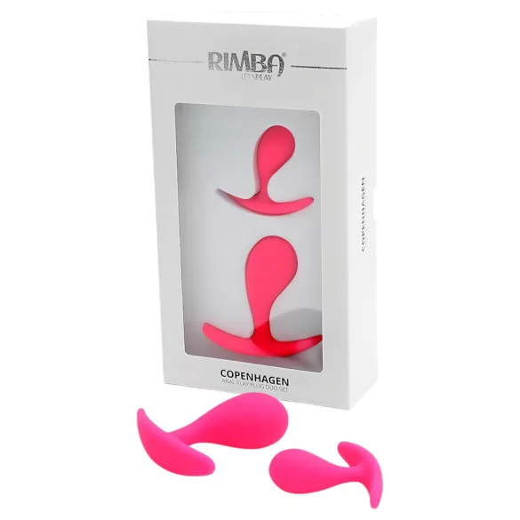 Rimba Copenhagen - rumpeplugg-sett (rosa, 2 stk)