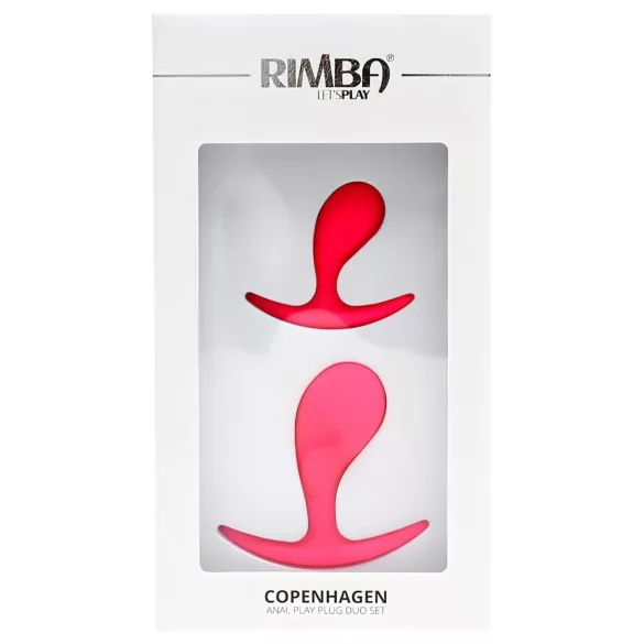 Rimba Copenhagen - rumpeplugg-sett (rosa, 2 stk)