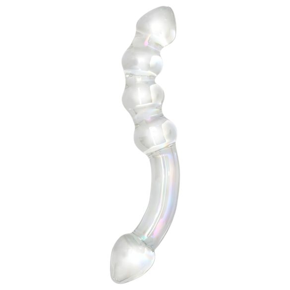 Rimba Xena - Dobbel glassdildo (gjennomsiktig)