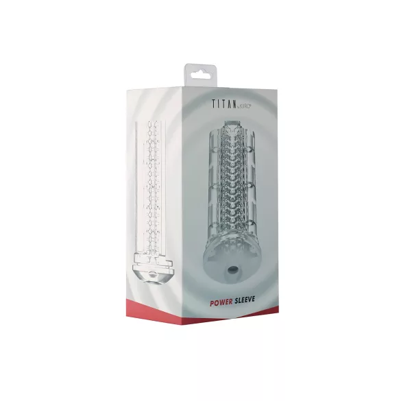 Kiiroo Titan Power - Masturbatorinnsats (gjennomsiktig)