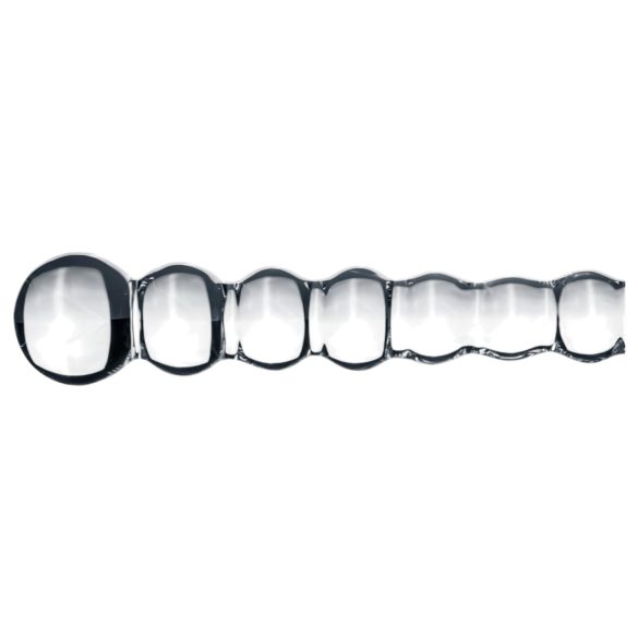 Gildo Glass No. 20 - perlet glassdildo (gjennomsiktig)