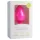 EasyToys Diamond - analplugg med hvit stein (stor, rosa)
