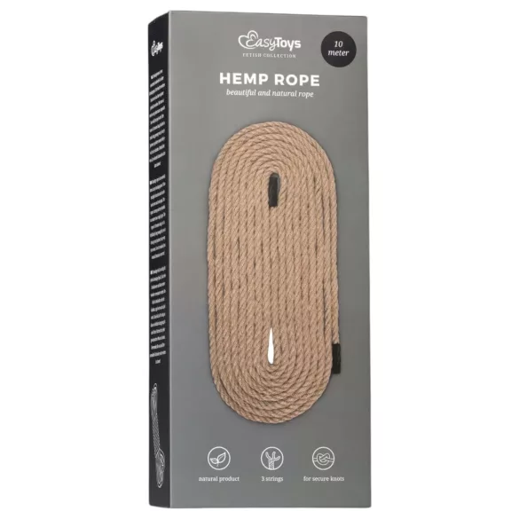 Easytoys hampetau - hamp bondagetau (10 m, natur)