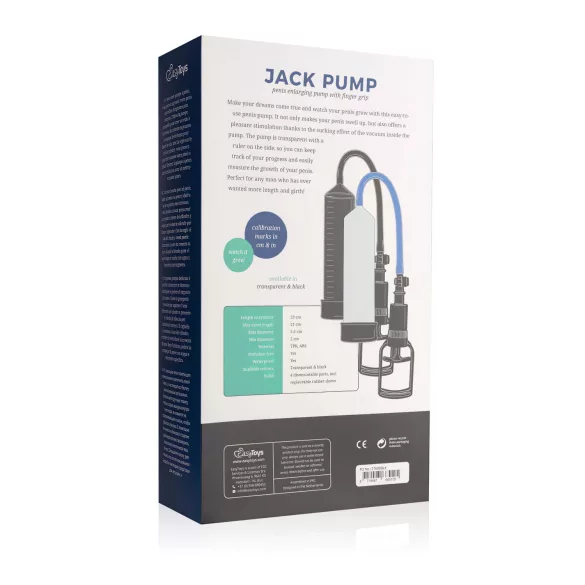Easytoys Finger Grip - penis pumpe (svart)