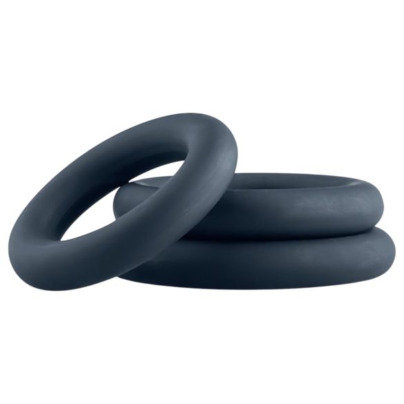 Boners - 3-delt penisringsett (grå)