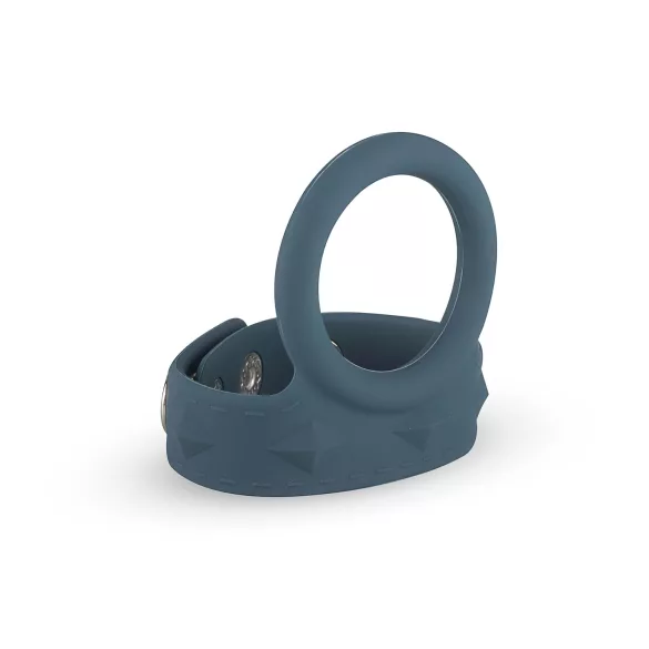 Boners L-strap - Penisring & testikkelring i ett (grå)