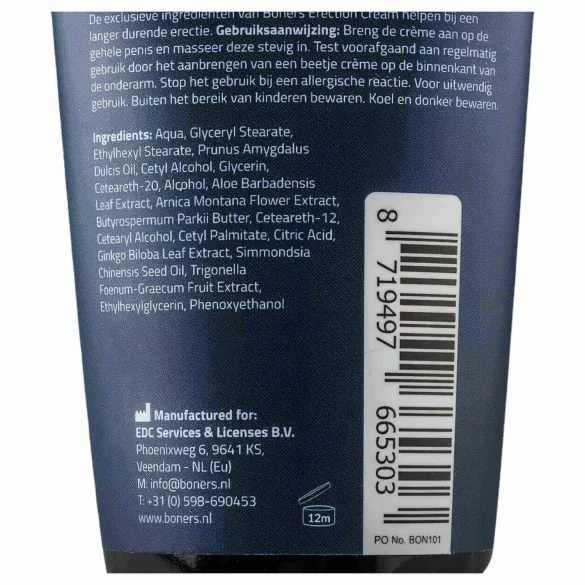 Boners Ereksjon - effektiv krem for menn (100ml)