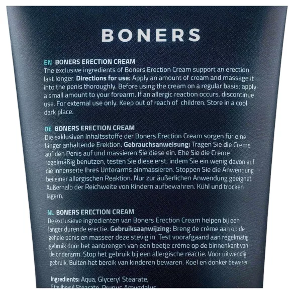 Boners Ereksjon - effektiv krem for menn (100ml)