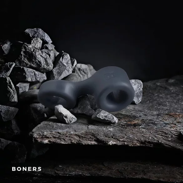 Boners Steinhard Penisring & Pungstrekker (grå)