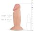 Real Fantasy Archi - naturtro dildo - 11,5 cm (natur)