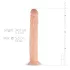 Real Fantasy Shawn - naturtro stor dildo - 35 cm (hudfarge)