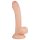 Real Fantasy Vince - dildo med forhud og testikler - 19,5cm (naturlig)