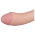 Real Fantasy Vince - dildo med forhud og testikler - 19,5cm (naturlig)