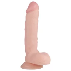   Real Fantasy Glynn - naturtro dildo med stang - 25 cm (natur)