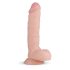 Real Fantasy Glynn - naturtro dildo med stang - 25 cm (natur)