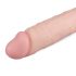 Real Fantasy Glynn - naturtro dildo med stang - 25 cm (natur)