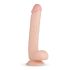 Real Fantasy Elvin - realistisk dildo med baller - 28 cm (natur)