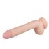 Real Fantasy Elvin - realistisk dildo med baller - 28 cm (natur)
