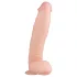 Real Fantasy Dwane - realistisk dildo med testikler - 31 cm (hudfarget)