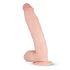 Real Fantasy Dwane - naturtro dildo med punger - 31 cm (naturlig)