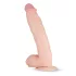 Real Fantasy Dwane - realistisk dildo med testikler - 31 cm (hudfarget)