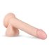 Real Fantasy Lewis - Oppladbar realistisk vibrator - 22 cm (naturlig)