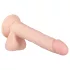 Real Fantasy Lewis - Oppladbar realistisk vibrator - 22 cm (naturlig)