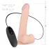 Real Fantasy Lewis - Oppladbar realistisk vibrator - 22 cm (naturlig)