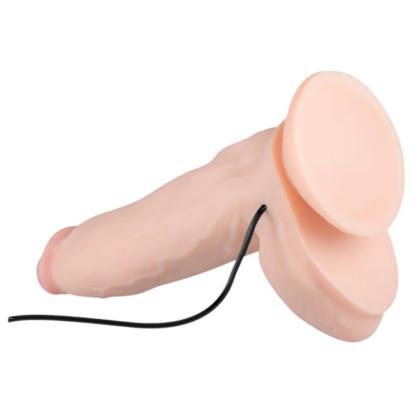 Real Fantasy Dwane - oppladbar, naturtro vibrator - 31 cm (naturlig)
