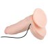 Real Fantasy Dwane - oppladbar, naturtro vibrator - 31 cm (naturlig)