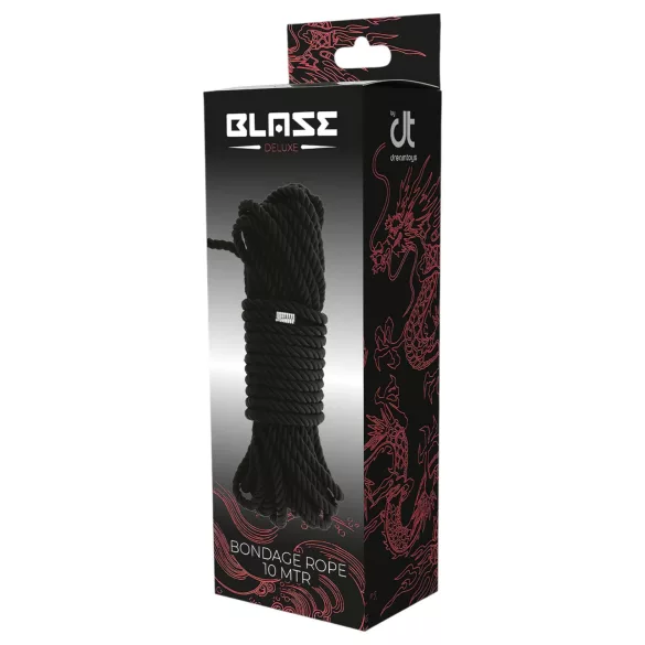 Blaze - Kinbaku bondagetau - 10m (svart)