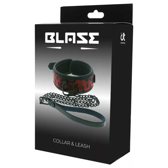 Dreamtoys Blaze - halsbånd og bånd sett (rød)