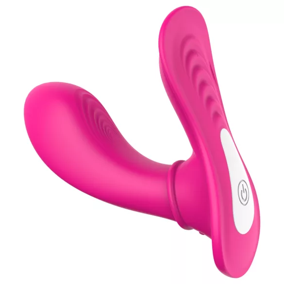 Dreamtoys Essentials - bærbar G-punktstimulerende trusevibrator (magenta)