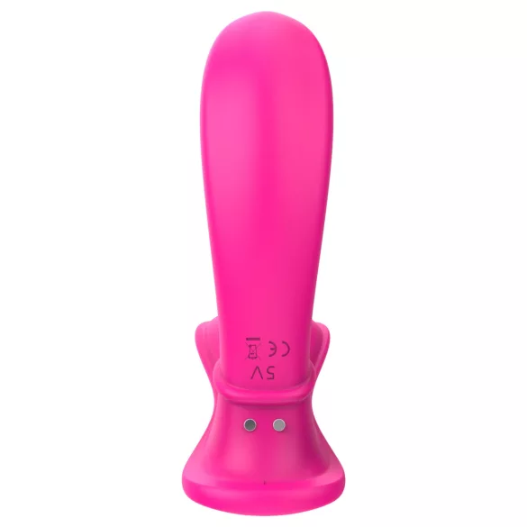 Dreamtoys Essentials - bærbar G-punktstimulerende trusevibrator (magenta)