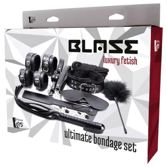 Blaze Ultimate - Bondage-sett - 10 deler (svart)