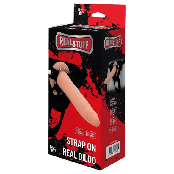RealStuff Strap-On - slank, påsettbar dildo (naturlig)