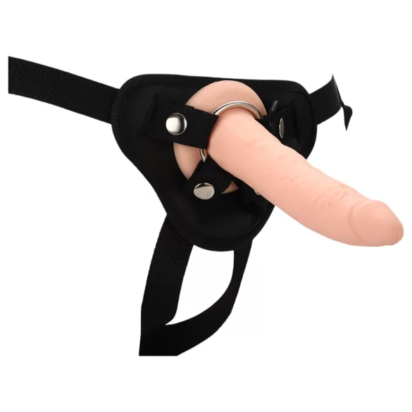 RealStuff Strap-On - slank, påsettbar dildo (naturlig)