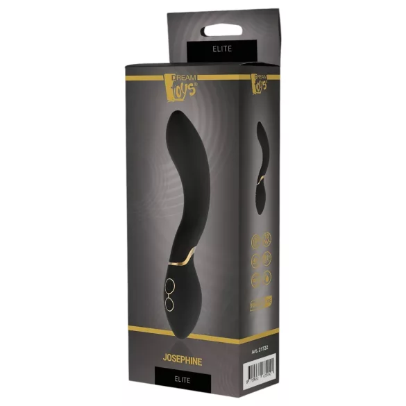 Elite Josephine - oppladbar G-punkt vibrator (svart)