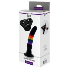 Colorful Love - fargerik strap-on dildo