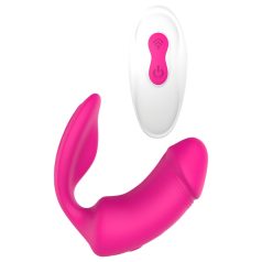 Vibes of Love Duo - 2-i-1 klitorisvibrator (rosa)