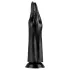 BUTTR Dobbelt Glede - sugekopp fisting dildo (svart)