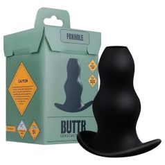 BUTTR Foxhole - hul dildo (svart)