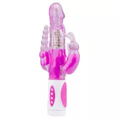 Easytoys Raving Rabbit - 3-armet vibrator (rosa)