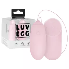   LUV EGG - bærbart oppladbart, trådløst vibrerende egg (rosa)